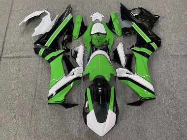 Glänzend Grün Weiß & Schwarz 2017-2023 Honda CBR1000RR Motorrad Verkleidung