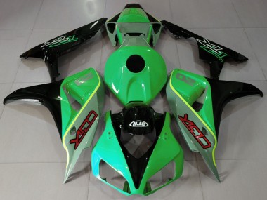 Glänzend Grün & Schwarz Cbr-Stil 2006-2007 Honda CBR1000RR Motorrad Verkleidung