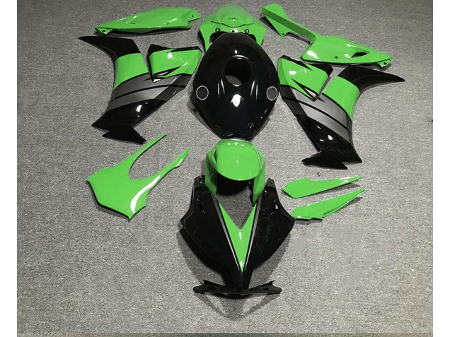 Glänzend Grün Schwarz & Grau 2012-2016 Honda CBR1000RR Motorrad Verkleidung Glänzend Grün Schwarz & Grau 2012-2016 Honda CBR1000RR Motorrad Verkleidung