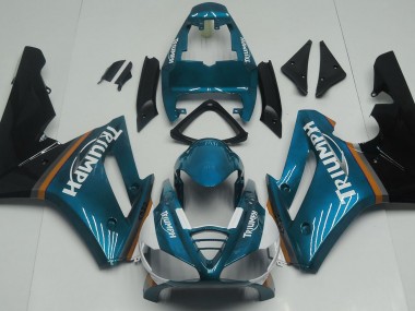 Glänzend Hellblau 2009-2012 Triumph Daytona 675 Motorrad Verkleidung