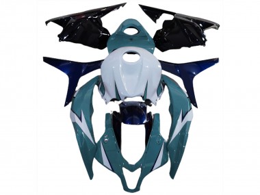 Glänzend Hellblau & Blau 2009-2012 Honda CBR600RR Motorrad Verkleidung