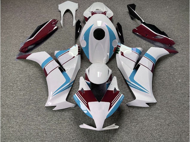 Glänzend Hellblau & Kastanienbraun 2012-2016 Honda CBR1000RR Motorrad Verkleidung Glänzend Hellblau & Kastanienbraun 2012-2016 Honda CBR1000RR Motorrad Verkleidung