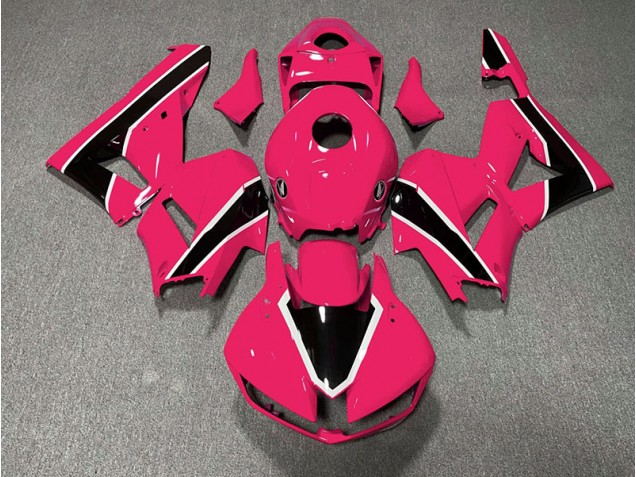 Glänzend Hellrosa & Schwarz 2013-2023 Honda CBR600RR Motorrad Verkleidung Glänzend Hellrosa & Schwarz 2013-2023 Honda CBR600RR Motorrad Verkleidung