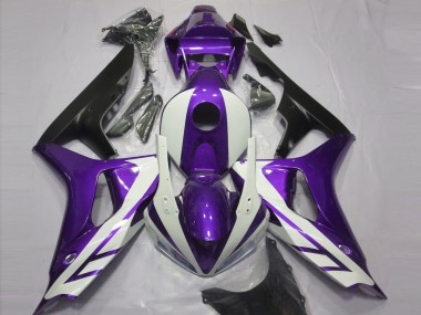 Glänzend Weiß & Lila 2006-2007 Honda CBR1000RR Motorrad Verkleidung