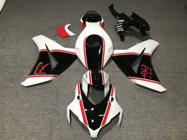 Glänzend Weiß Rot & Schwarz 2008-2011 Honda CBR1000RR Motorrad Verkleidung
