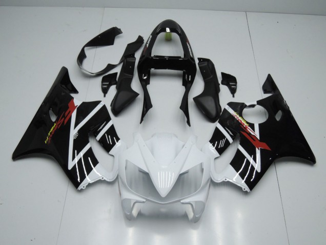 Glänzend Weiß & Schwarz 2001-2003 Honda CBR600 F4i Motorrad Verkleidung Glänzend Weiß & Schwarz 2001-2003 Honda CBR600 F4i Motorrad Verkleidung