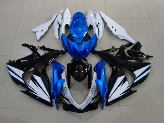 Glänzend Weiß & Schwarz Mit Rot Mattblau 2009-2016 Suzuki GSXR 1000 Motorrad Verkleidung Glänzend Weiß & Schwarz Mit Rot Mattblau 2009-2016 Suzuki GSXR 1000 Motorrad Verkleidung