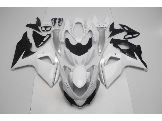 Glänzend Weiß & Silber 2009-2016 Suzuki GSXR 1000 Motorrad Verkleidung Glänzend Weiß & Silber 2009-2016 Suzuki GSXR 1000 Motorrad Verkleidung