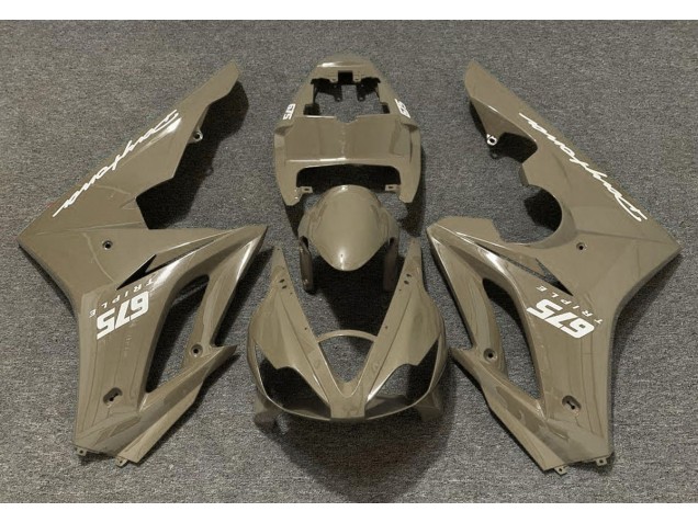 Glänzend Wüstenbraun 2006-2008 Triumph Daytona 675 Motorrad Verkleidung Glänzend Wüstenbraun 2006-2008 Triumph Daytona 675 Motorrad Verkleidung