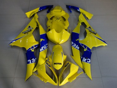 Glänzendes Gelb Camel 2008-2016 Yamaha R6 Motorrad Verkleidung