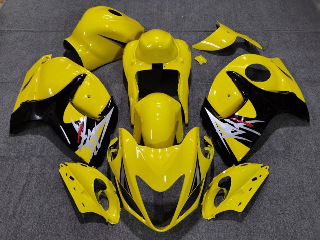 Glänzendes Gelb Mit Schwarzem Stil 2008-2020 Suzuki GSXR 1300 Motorrad Verkleidung Glänzendes Gelb Mit Schwarzem Stil 2008-2020 Suzuki GSXR 1300 Motorrad Verkleidung