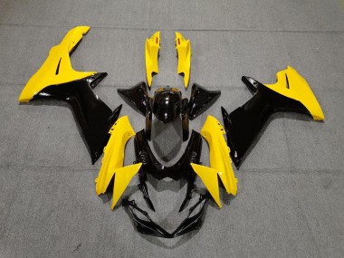 Glänzendes Gelb & Schwarz 2011-2024 Suzuki GSXR 600-750 Motorrad Verkleidung