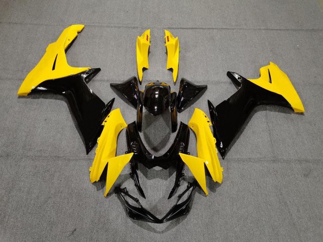 Glänzendes Gelb & Schwarz 2011-2024 Suzuki GSXR 600-750 Motorrad Verkleidung Glänzendes Gelb & Schwarz 2011-2024 Suzuki GSXR 600-750 Motorrad Verkleidung