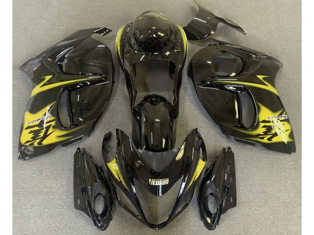 Glänzendes Schwarz & Gelb 2008-2020 Suzuki GSXR 1300 Motorrad Verkleidung Glänzendes Schwarz & Gelb 2008-2020 Suzuki GSXR 1300 Motorrad Verkleidung
