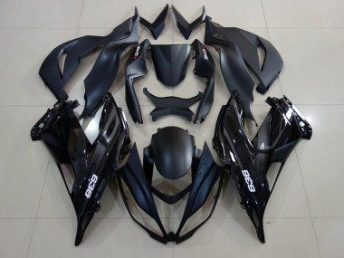 Glänzendes Schwarzes 636-Logo 2007-2008 Kawasaki ZX6R Motorrad Verkleidung