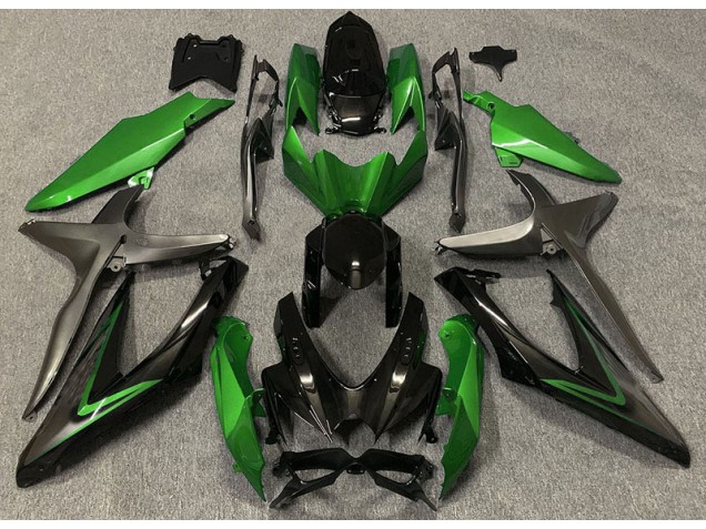 Glanzgrün & Grün R 2008-2010 Suzuki GSXR 600-750 Motorrad Verkleidung Glanzgrün & Grün R 2008-2010 Suzuki GSXR 600-750 Motorrad Verkleidung
