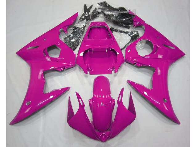 Glanzrosa 2003-2004 Yamaha R6 Motorrad Verkleidung Glanzrosa 2003-2004 Yamaha R6 Motorrad Verkleidung