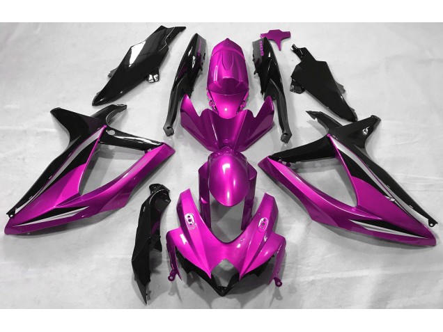 Glanzrosa 2008-2010 Suzuki GSXR 600-750 Motorrad Verkleidung Glanzrosa 2008-2010 Suzuki GSXR 600-750 Motorrad Verkleidung