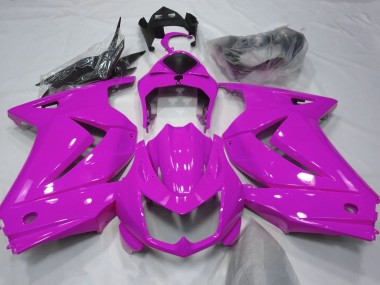Glanzrosa 2008-2012 Kawasaki Ninja 250 Motorrad Verkleidung