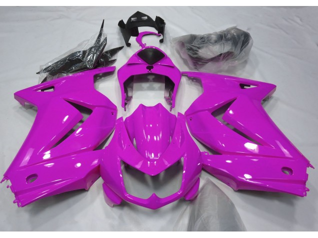 Glanzrosa 2008-2012 Kawasaki Ninja 250 Motorrad Verkleidung Glanzrosa 2008-2012 Kawasaki Ninja 250 Motorrad Verkleidung