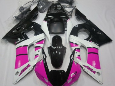Glanzrosa & Schwarz 1998-2002 Yamaha R6 Motorrad Verkleidung