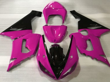 Glanzrosa & Schwarz 2005-2006 Kawasaki ZX6R Motorrad Verkleidung