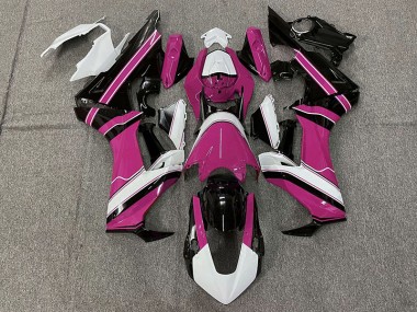 Glanzrosa Weiß & Schwarz 2017-2023 Honda CBR1000RR Motorrad Verkleidung