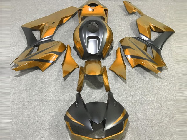 Gold & Matt Schwarz 2013-2023 Honda CBR600RR Motorrad Verkleidung Gold & Matt Schwarz 2013-2023 Honda CBR600RR Motorrad Verkleidung
