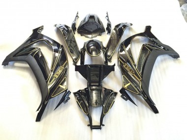 Goldene Zierleiste 2011-2015 Kawasaki ZX10R Motorrad Verkleidung