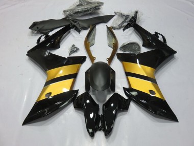 Goldschwarzes Cbr-Design 2011-2012 Honda CBR600F Motorrad Verkleidung