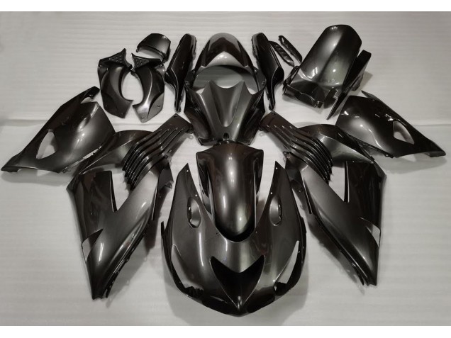 Graphite 2006-2011 Kawasaki ZX14R Motorrad Verkleidung Graphite 2006-2011 Kawasaki ZX14R Motorrad Verkleidung
