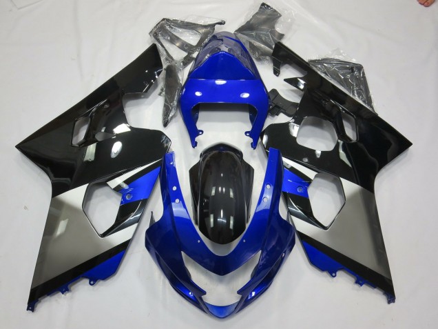 Grau Blau & Schwarz 2004-2005 Suzuki GSXR 600-750 Motorrad Verkleidung Grau Blau & Schwarz 2004-2005 Suzuki GSXR 600-750 Motorrad Verkleidung