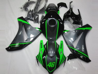 Grau Motul & Grün 2008-2011 Honda CBR1000RR Motorrad Verkleidung