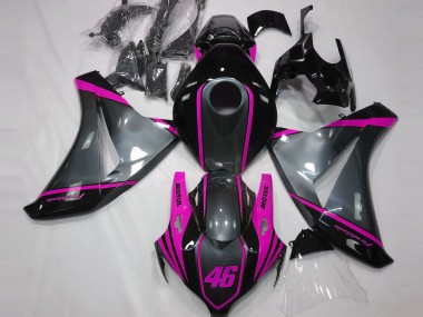 Grau Motul & Pink 2008-2011 Honda CBR1000RR Motorrad Verkleidung