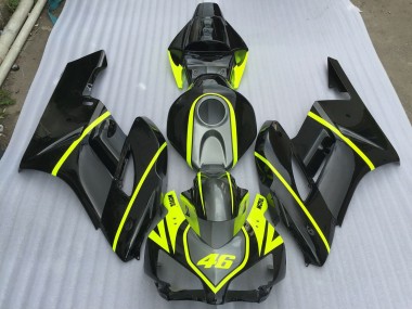 Grau Schwarz & High Viz 2004-2005 Honda CBR1000RR Motorrad Verkleidung