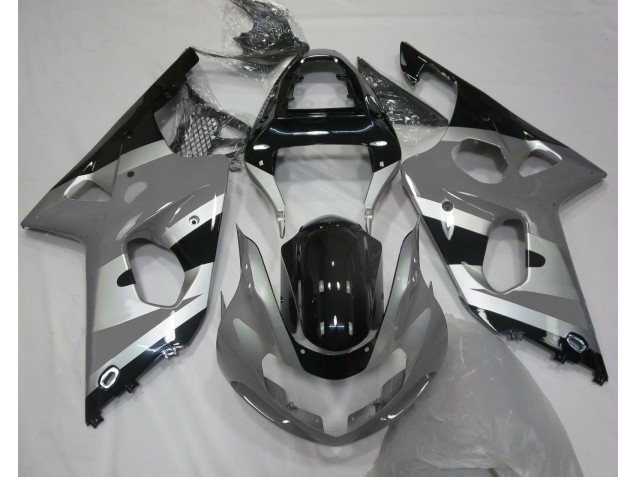 Grau-Silber OEM-Stil 2000-2002 Suzuki GSXR 1000 Motorrad Verkleidung Grau-Silber OEM-Stil 2000-2002 Suzuki GSXR 1000 Motorrad Verkleidung