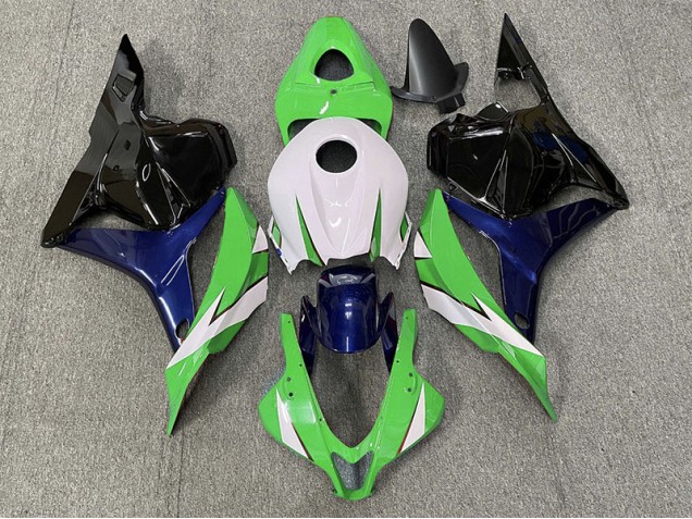 Grün & Weiß 2009-2012 Honda CBR600RR Motorrad Verkleidung Grün & Weiß 2009-2012 Honda CBR600RR Motorrad Verkleidung