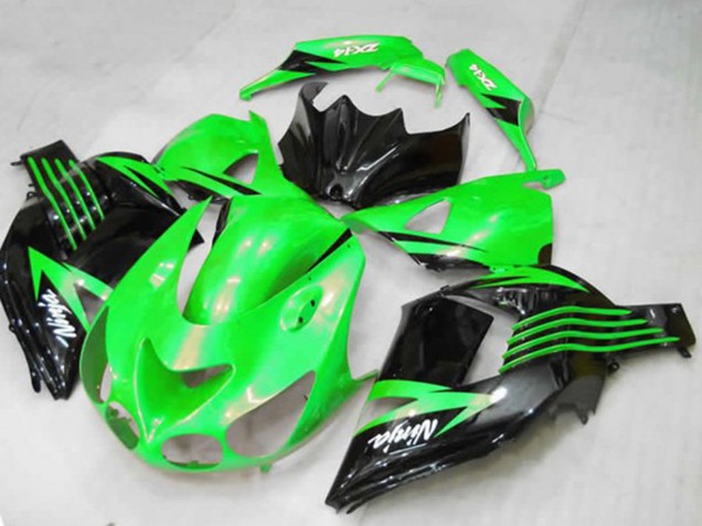 Grün 2012-2021 Kawasaki ZX14R Motorrad Verkleidung Grün 2012-2021 Kawasaki ZX14R Motorrad Verkleidung