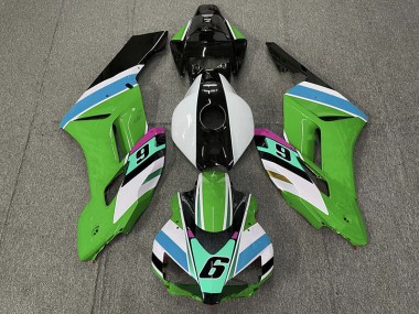 Grün 6 2004-2005 Honda CBR1000RR Motorrad Verkleidung
