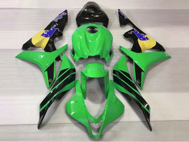 Grün & Blau Bull 2007-2008 Honda CBR600RR Motorrad Verkleidung Grün & Blau Bull 2007-2008 Honda CBR600RR Motorrad Verkleidung
