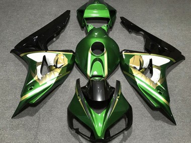 Grün-Gold 2006-2007 Honda CBR1000RR Motorrad Verkleidung
