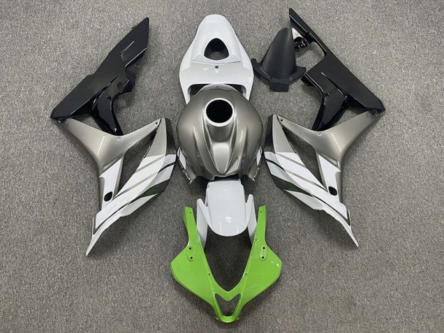 Grün-Weiß & Grau 2007-2008 Honda CBR600RR Motorrad Verkleidung Grün-Weiß & Grau 2007-2008 Honda CBR600RR Motorrad Verkleidung