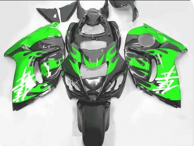 Grün & Grau 2008-2020 Suzuki GSXR 1300 Motorrad Verkleidung