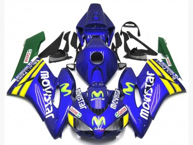 Grün Movi Star 2004-2005 Honda CBR1000RR Motorrad Verkleidung