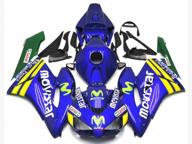 Grün Movi Star 2004-2005 Honda CBR1000RR Motorrad Verkleidung Grün Movi Star 2004-2005 Honda CBR1000RR Motorrad Verkleidung