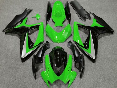 Grün OEM-Stil 2006-2007 Suzuki GSXR 600-750 Motorrad Verkleidung