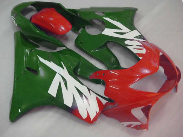 Grün-Rot-Weiß-Aufkleber 1999-2000 Honda CBR600 F4 Motorrad Verkleidung Grün-Rot-Weiß-Aufkleber 1999-2000 Honda CBR600 F4 Motorrad Verkleidung