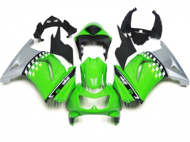 Grün & Schwarz 2008-2012 Kawasaki Ninja 250 Motorrad Verkleidung