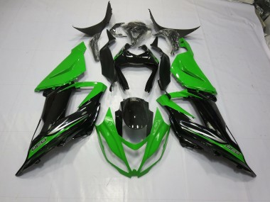 Grün Schwarz 2013-2018 Kawasaki ZX6R Motorrad Verkleidung
