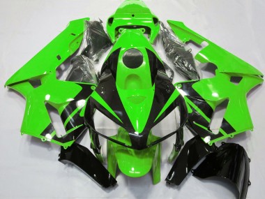 Grün-Schwarz-Design 2005-2006 Honda CBR600RR Motorrad Verkleidung